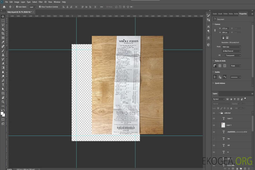 Reçu de paiement du marché des aliments entiers template Reçu de paiement du marché des aliments entiers template